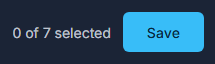 How many are selected, and Save.