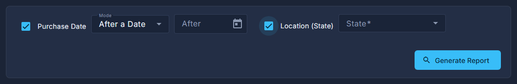 Both criteria ticked: a date mode and a state.
