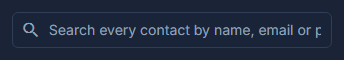 The search box, which asks the server.