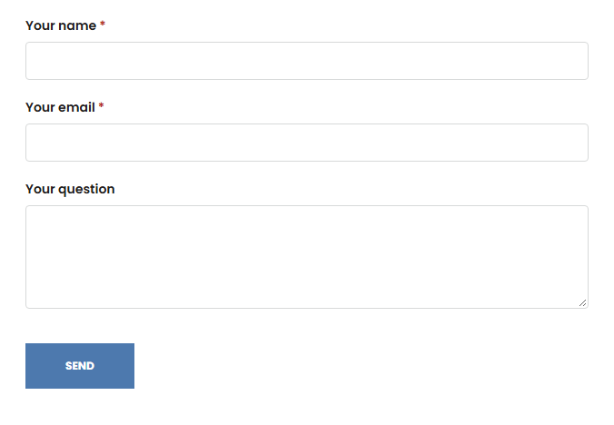 Form: a form you make here, kept with the page.