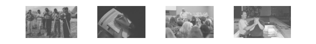 Picture grid, shown as a row of logos - partners, churches, where you have been featured.
